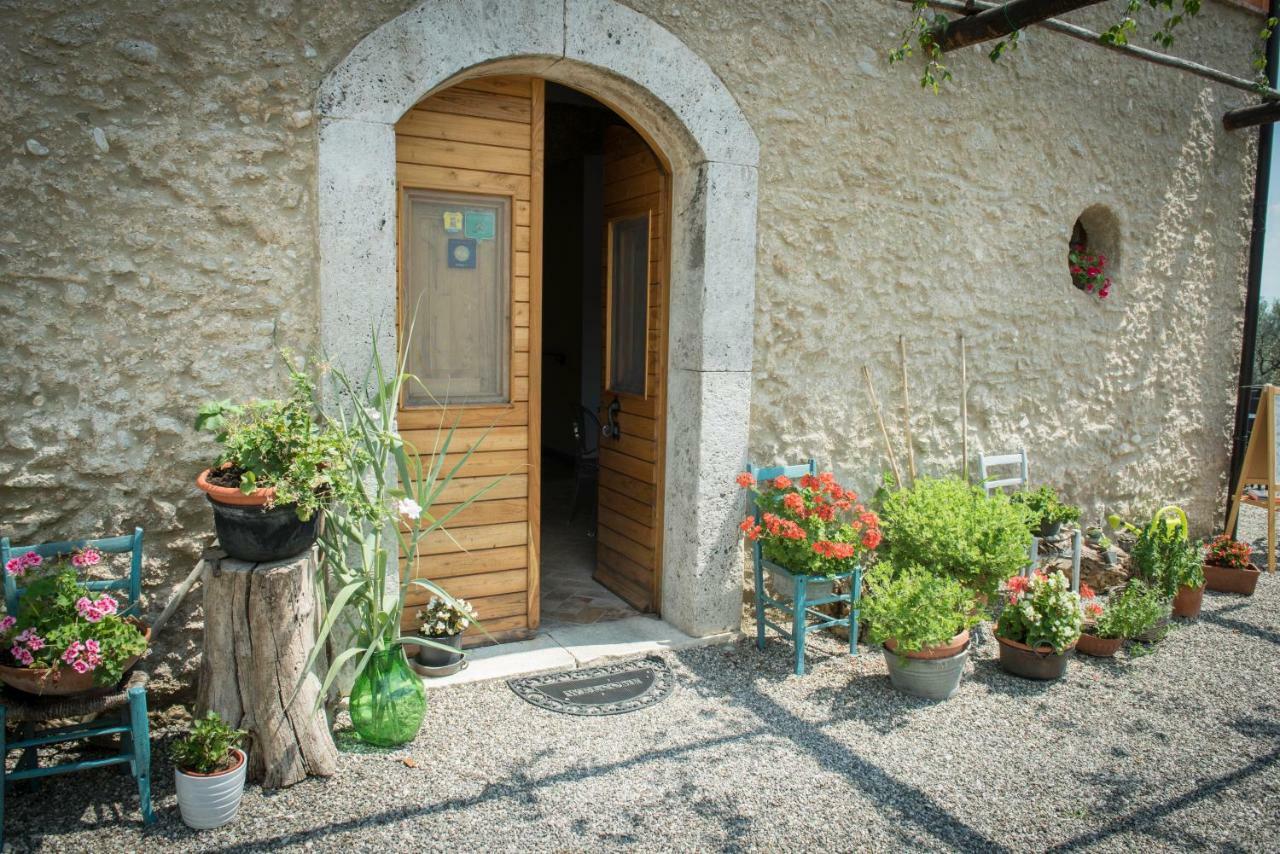 B&B Rifugio Tra Gli Ulivi Campagna Exteriör bild